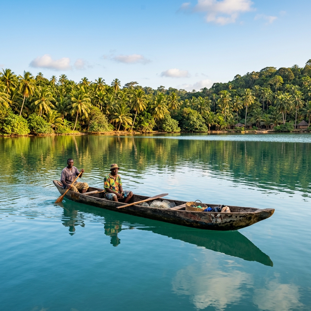 Balade en Pirogue